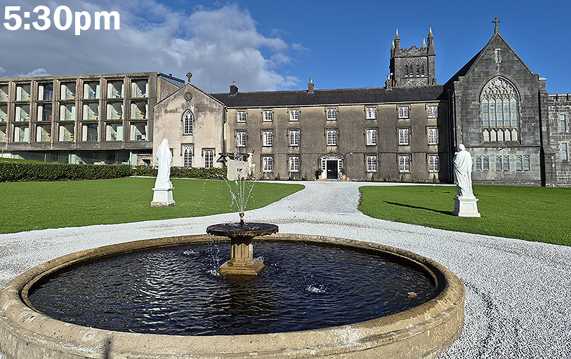 Mount Melleray Abbey at 5:30 p.m.